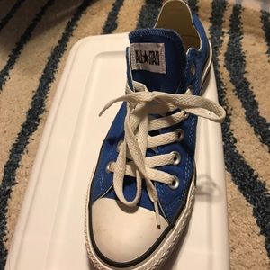 Vibrant Blue Converse Shoes